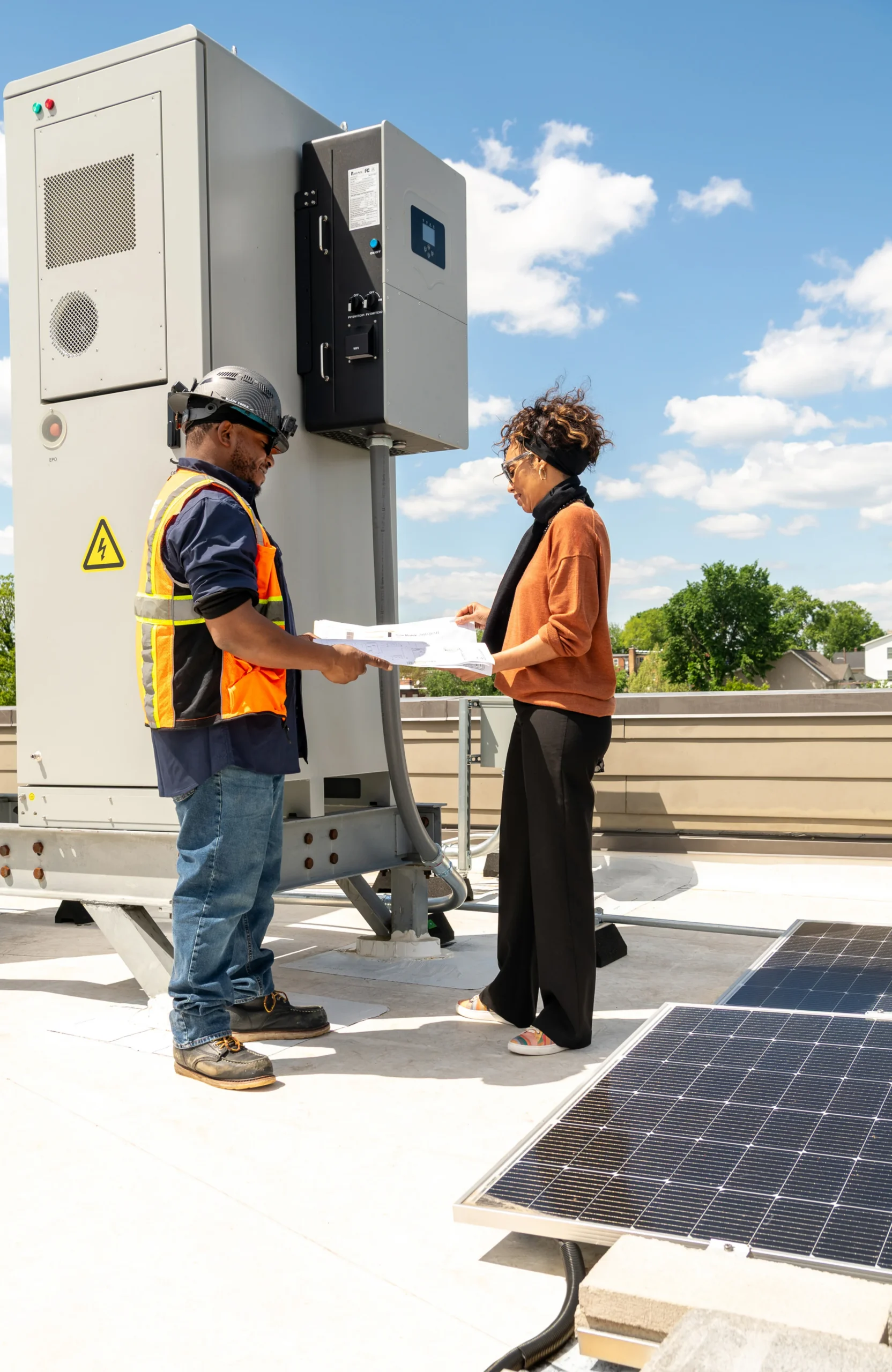 Solar and Battery Back Up System for DCs First Community Resiliency Hub 1